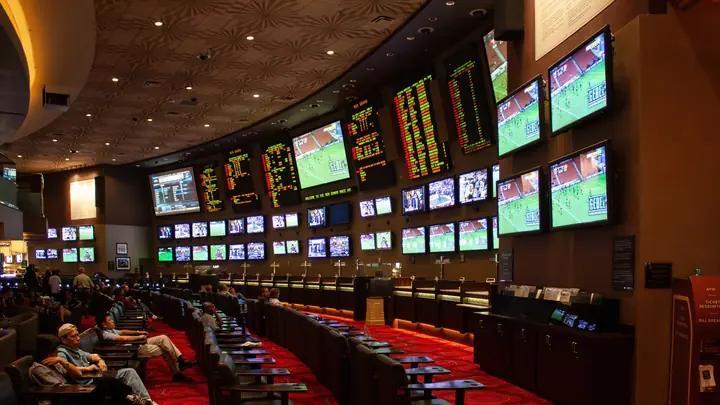 The MGM Grand Race &amp; Sports Book in Las Vegas, Nevada, is a prominent venue for sports betting. Opened in 1993, it w