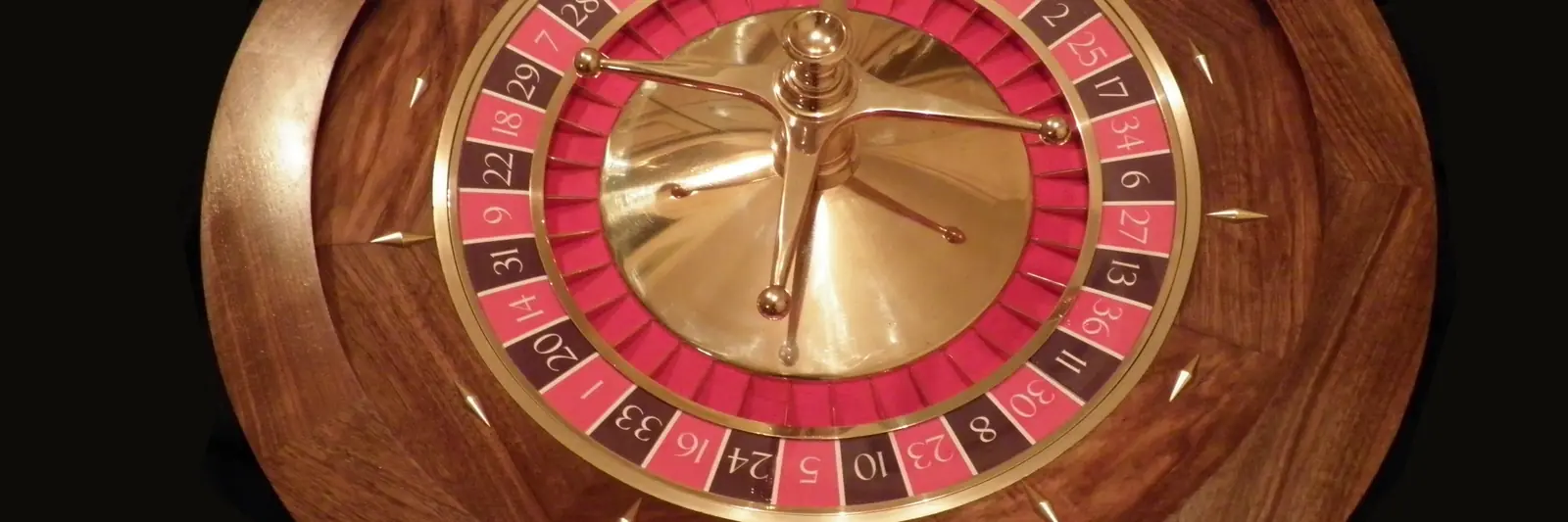 A roulette wheel.